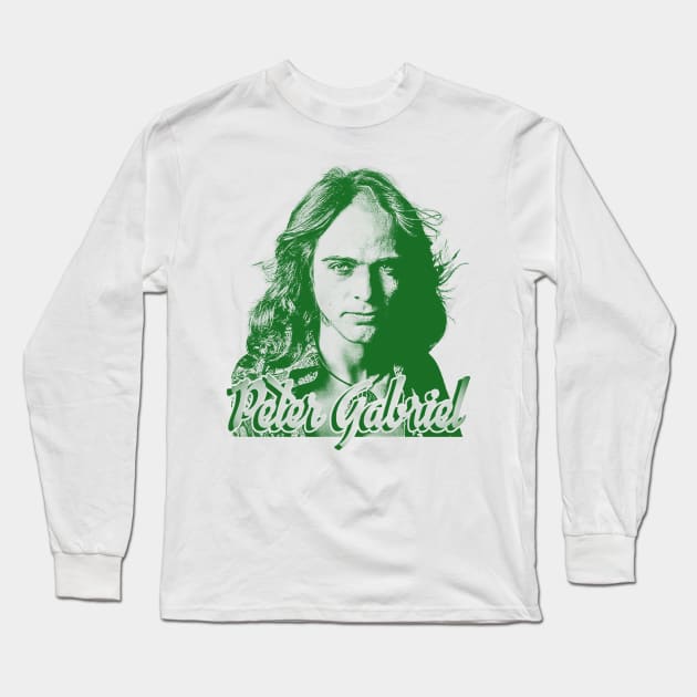 33 peter gabriel - green solid style Long Sleeve T-Shirt by Loreatees